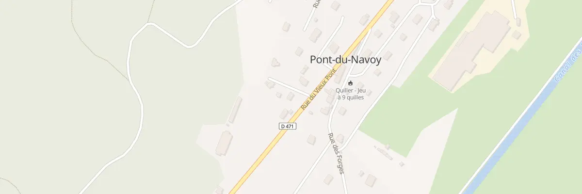 Plan du 32 Rue du Vieux Pont à Pont-du-Navoy
