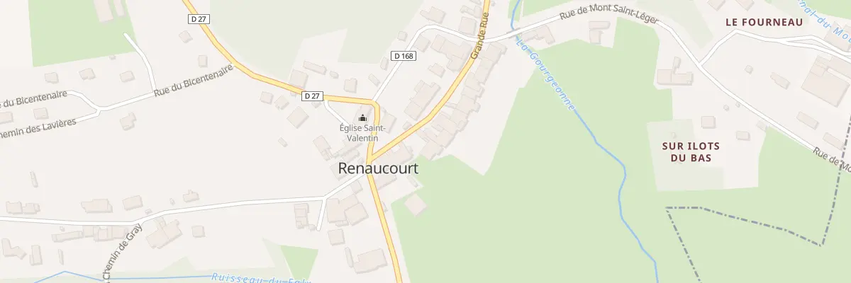 Plan du 6 Grande Rue à Renaucourt