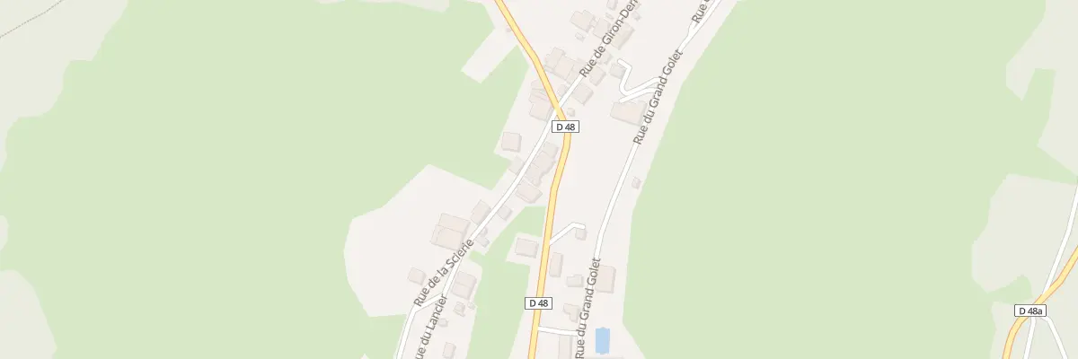 Plan du 608 Rue de la Scierie à Giron