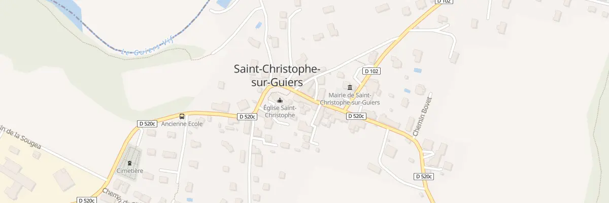 Plan du 74 Rte de Berland à Saint-Christophe-sur-Guiers