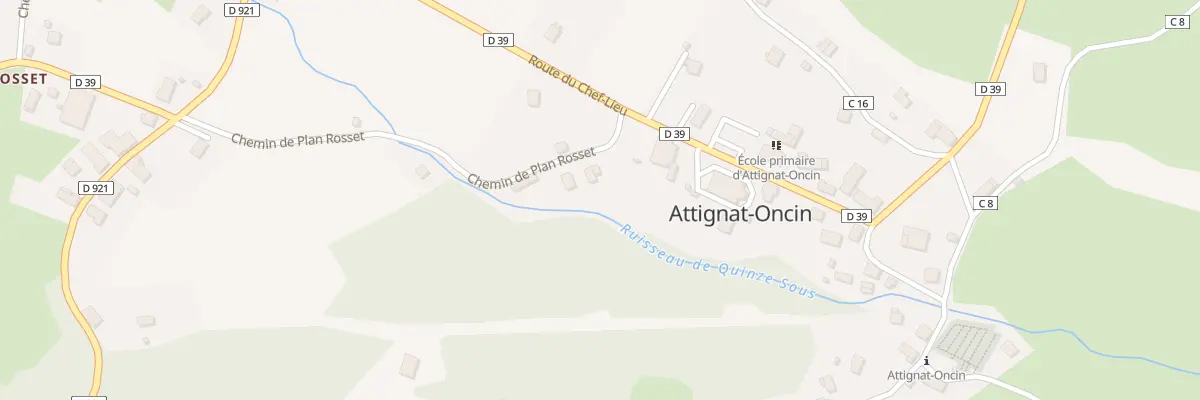 Plan du 360 Che de Plan-Rosset à Attignat-Oncin