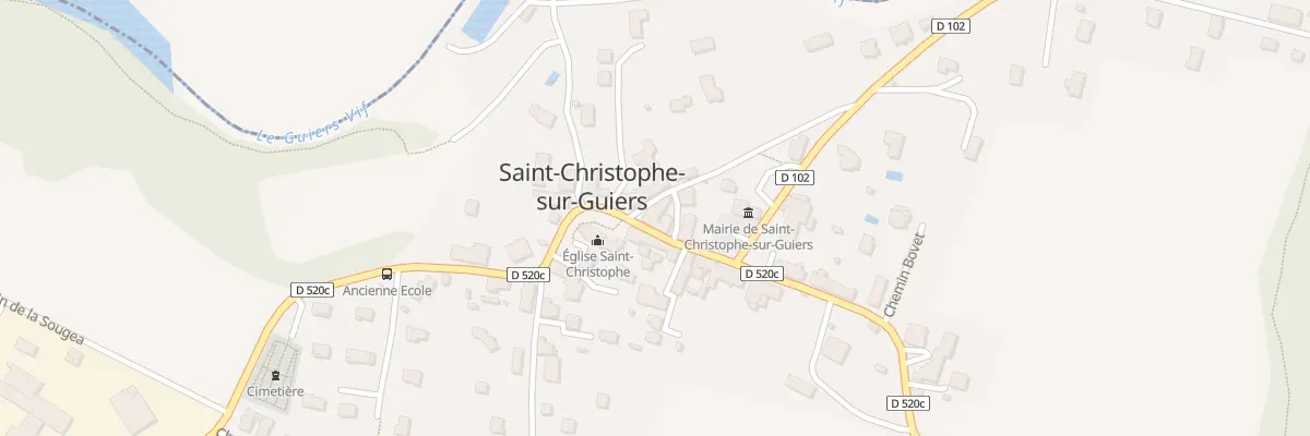 Plan du 10 Che du Lavoir à Saint-Christophe-sur-Guiers
