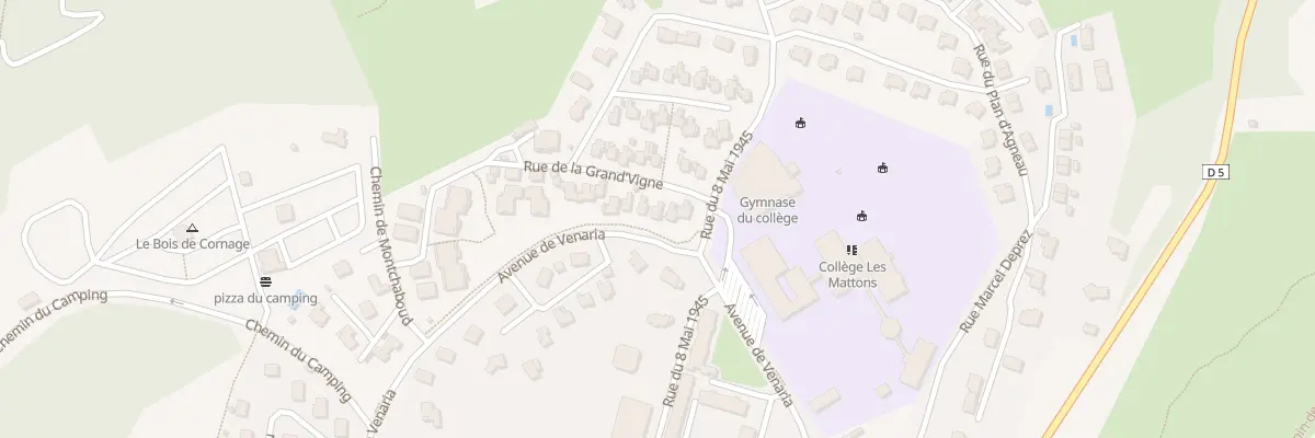 Plan du 5 Rue La Grande Vigne à Vizille