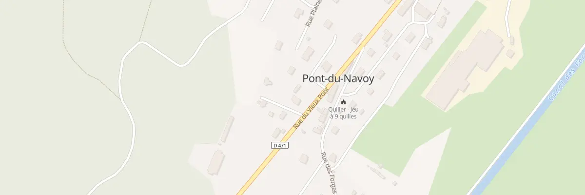 Plan du 30 Rue du Vieux Pont à Pont-du-Navoy