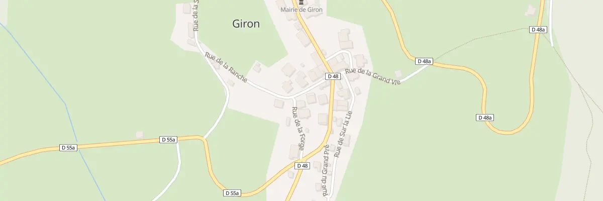Plan du 11 Rue de la Forge à Giron