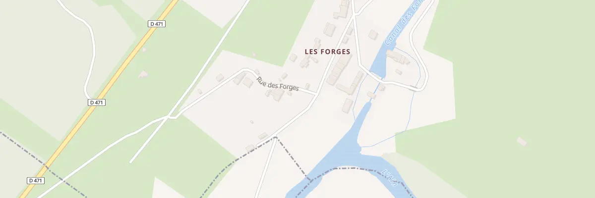 Plan du 25 Rue des Forges à Pont-du-Navoy