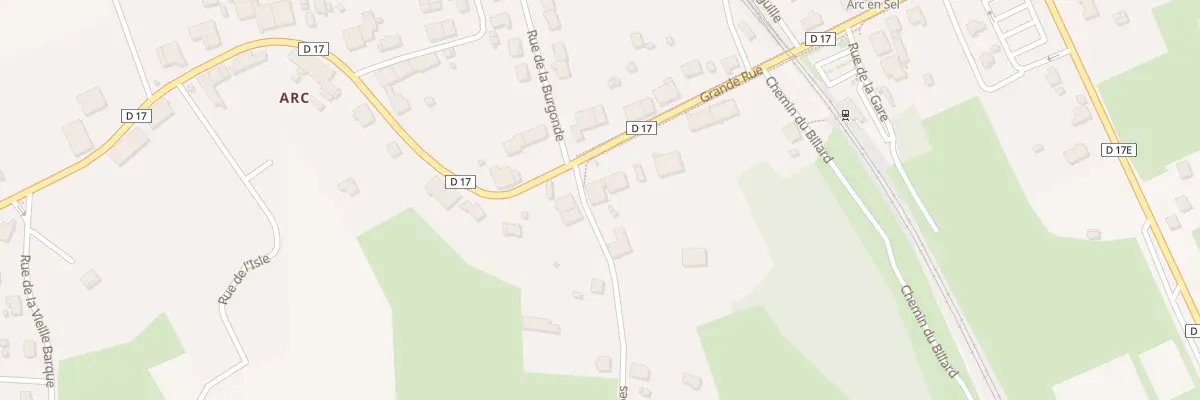 Plan du 1A Rue des Topes à Arc-et-Senans