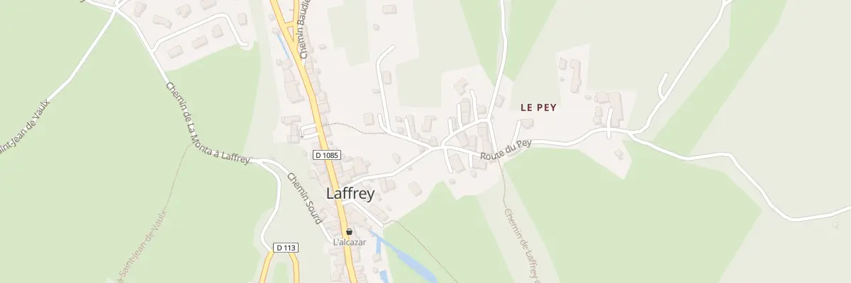Plan du 4 Imp du Pey à Laffrey