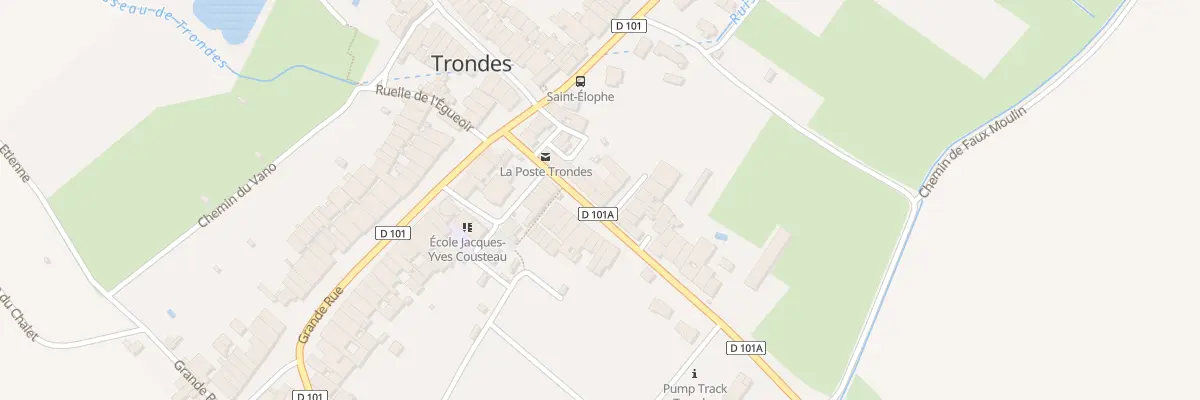 Plan du 7 Rue du Génevaux à Trondes