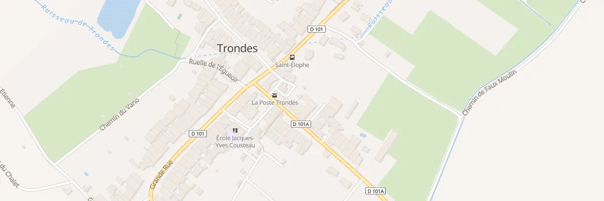Plan du 5 Imp du Génevaux à Trondes