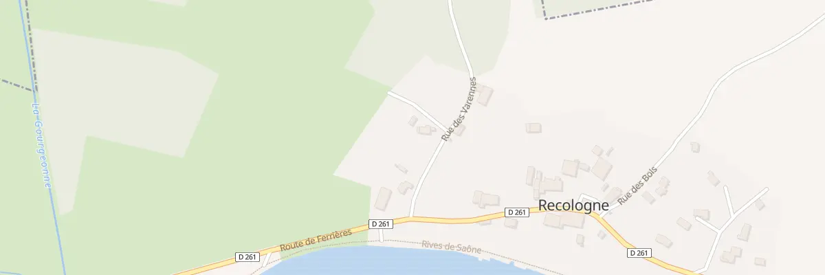 Plan du 3 Rue des Varennes à Recologne