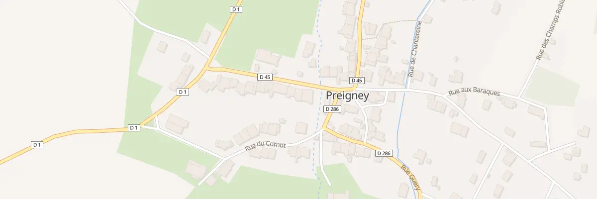 Plan du 3 Gr Grande Rue à Preigney
