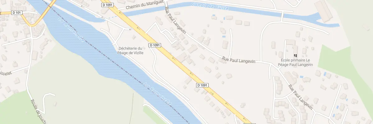Plan du 665 Rue du Maquis de l’Oisans à Vizille