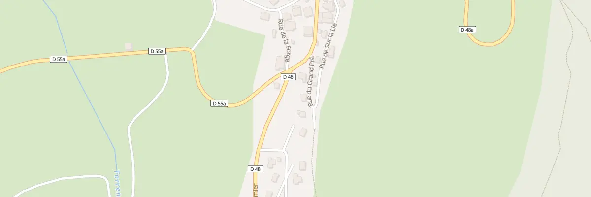 Plan du 68 Rue du Grand Pré à Giron