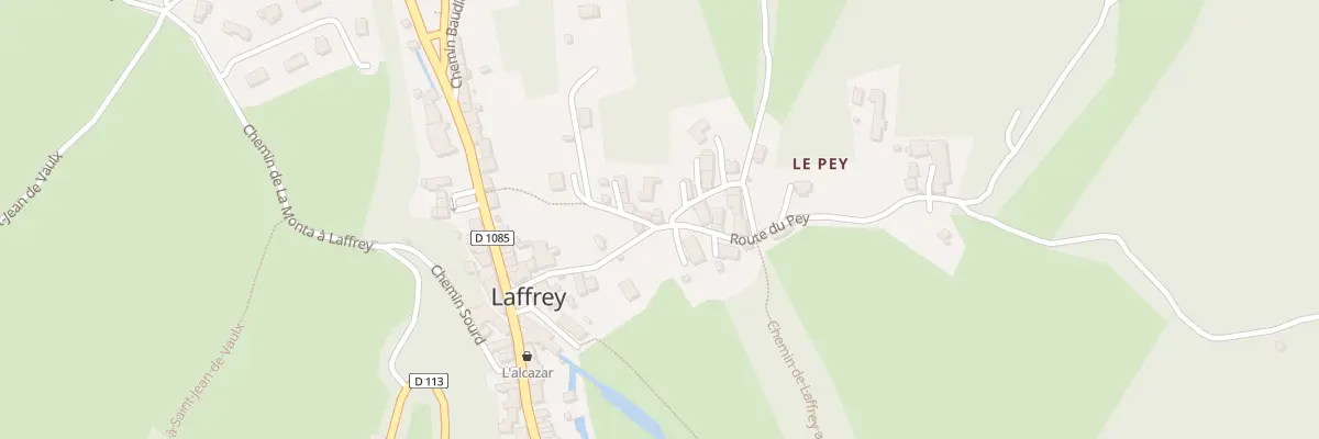 Plan du 2 Imp du Pey à Laffrey