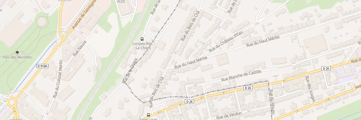 Plan du 1 Rue du Haut Mérite à Herserange