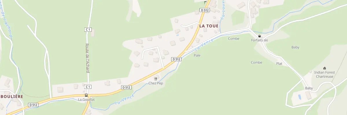 Plan du 62 Imp du Pont de Vence au Sappey-en-Chartreuse