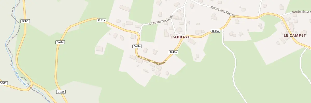 Plan du 5095 L’Abbaye à Verthemex