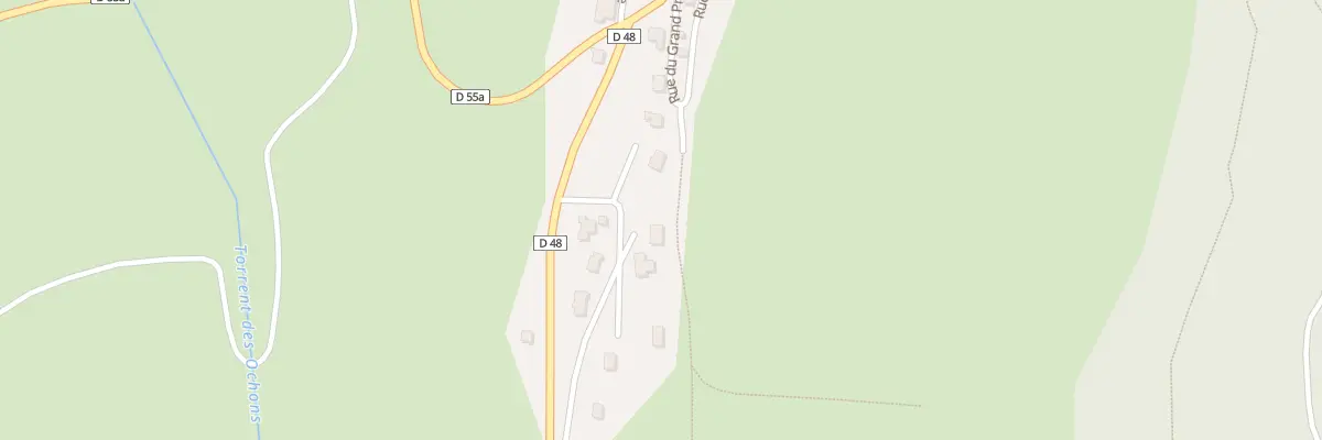 Plan du 5002 Au Bugnon à Giron