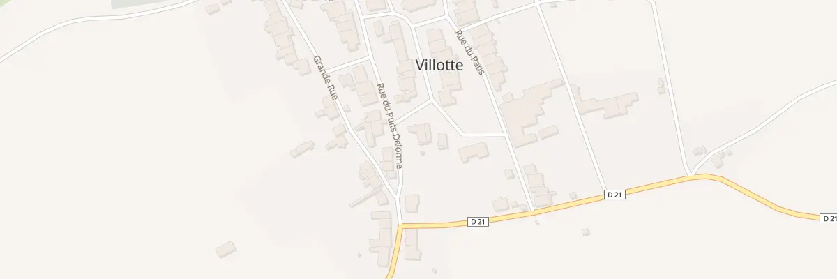 Plan du 3 Rue du Milieu à Villotte