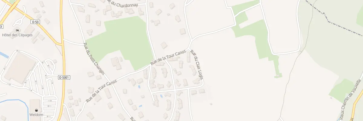 Plan du 6 Rue des Graviers à Arbois