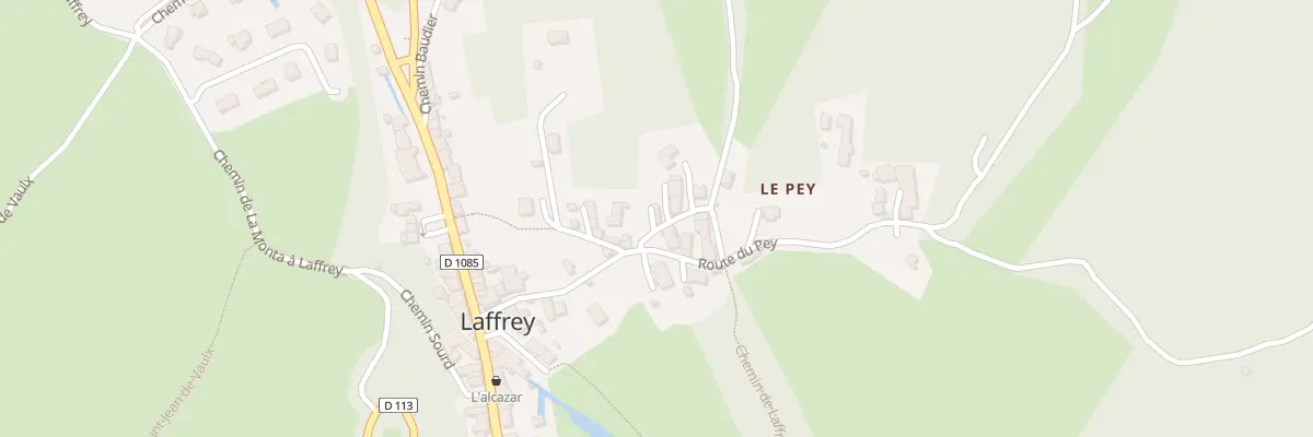 Plan du 3 Che du Bassin à Laffrey