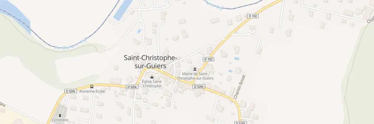 Plan du 92 Che du Lavoir à Saint-Christophe-sur-Guiers