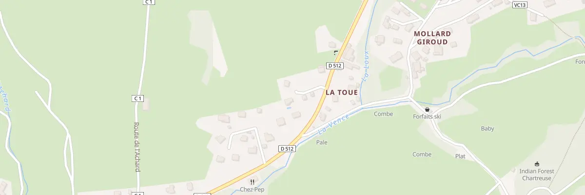 Plan du 1989 Rte du Col de Porte au Sappey-en-Chartreuse