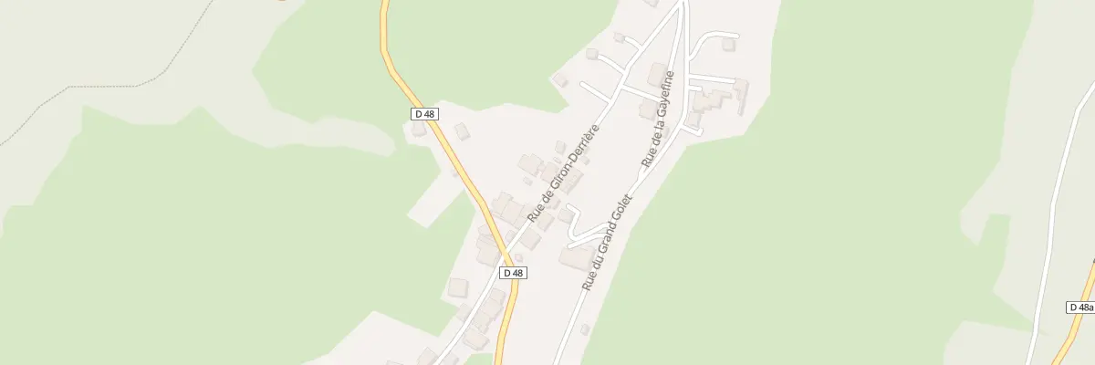 Plan du 375 Rue de Giron Derrière à Giron