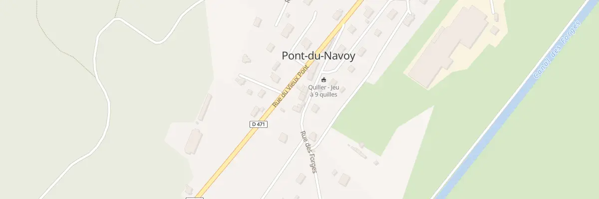 Plan du 8 Rue des Forges à Pont-du-Navoy