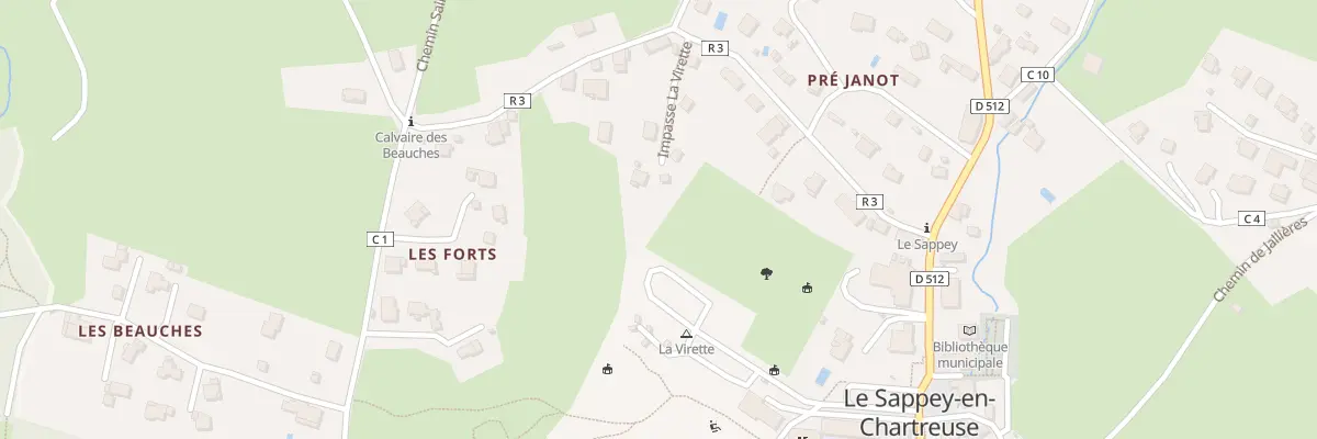 Plan du 103 Imp la Virette au Sappey-en-Chartreuse