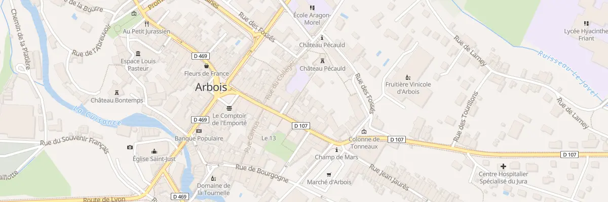 Plan du 12 Grande Rue à Arbois