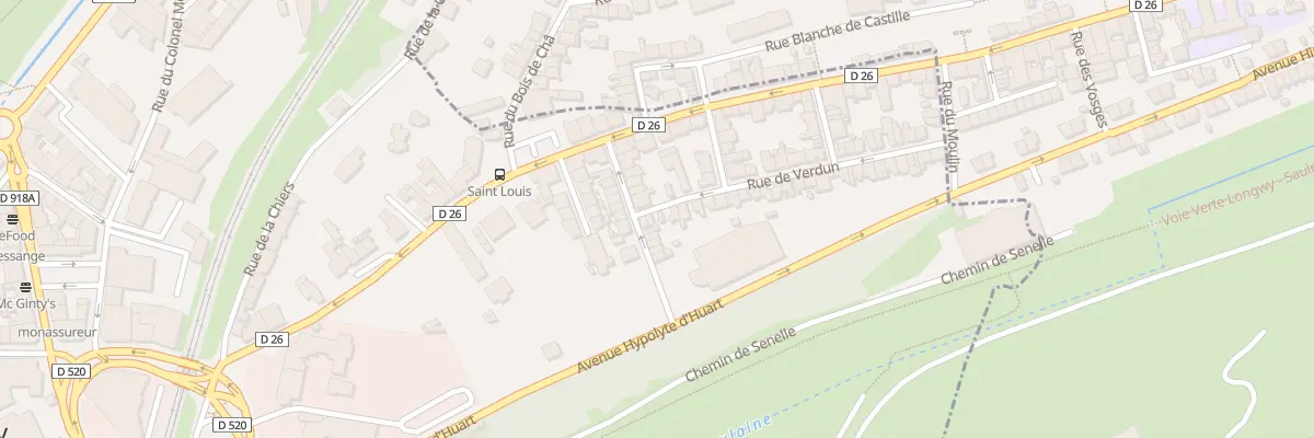 Plan du 2 Rue de Verdun à Longwy