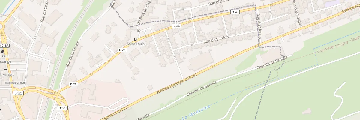 Plan du 21 Rue de Thionville à Longwy