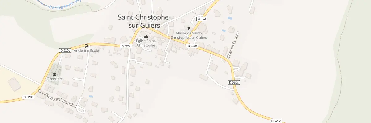 Plan du 144 Rte de Berland à Saint-Christophe-sur-Guiers