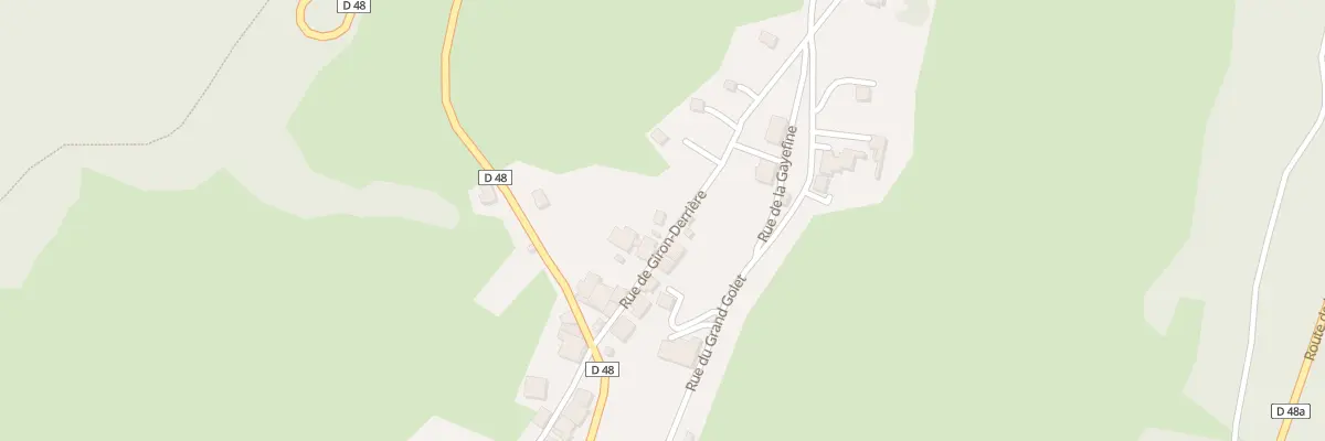 Plan du 407 Rue de Giron Derrière à Giron