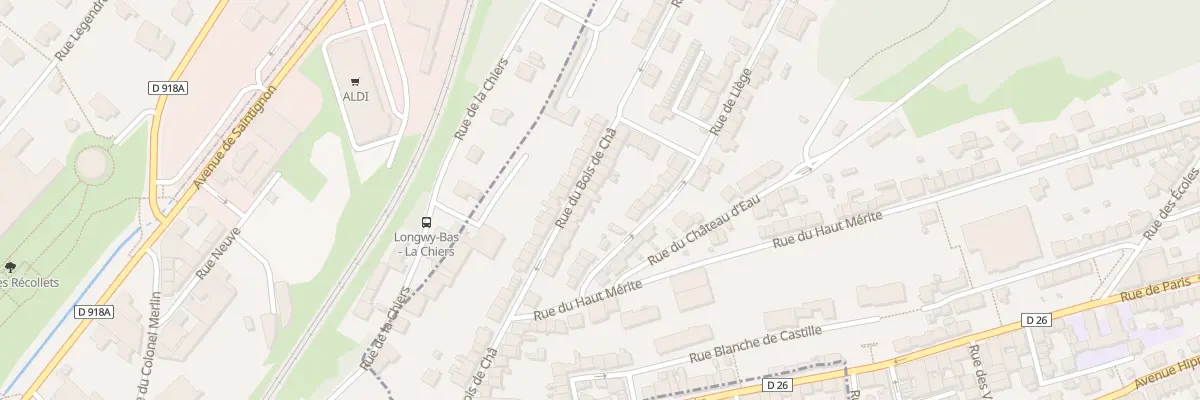 Plan du 36 Rue du Bois de Châ à Herserange