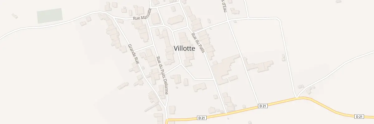 Plan du 5 Rue du Milieu à Villotte