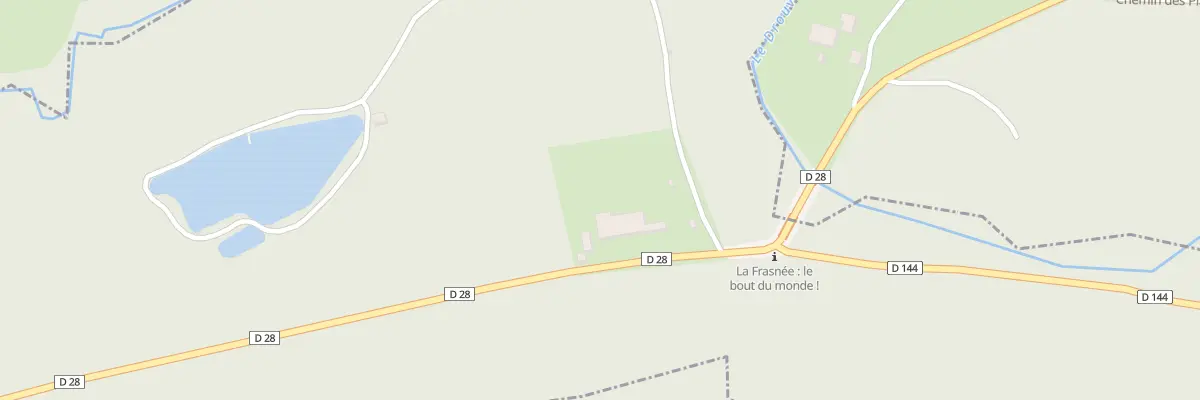 Plan du 5407 Route de la Frasnee à Clairvaux-les-Lacs