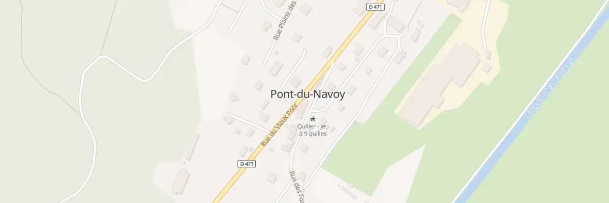 Plan du 4 Rue des Forges à Pont-du-Navoy
