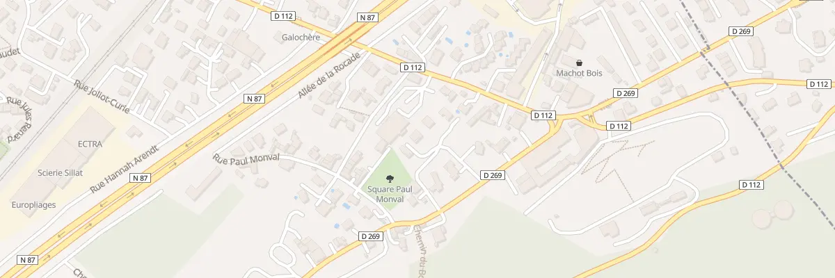 Plan du 10 Rue Eugene Riban à Saint-Martin-d’Hères