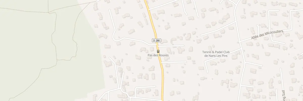 Plan du 243 Rte de Marseille à Nans-les-Pins