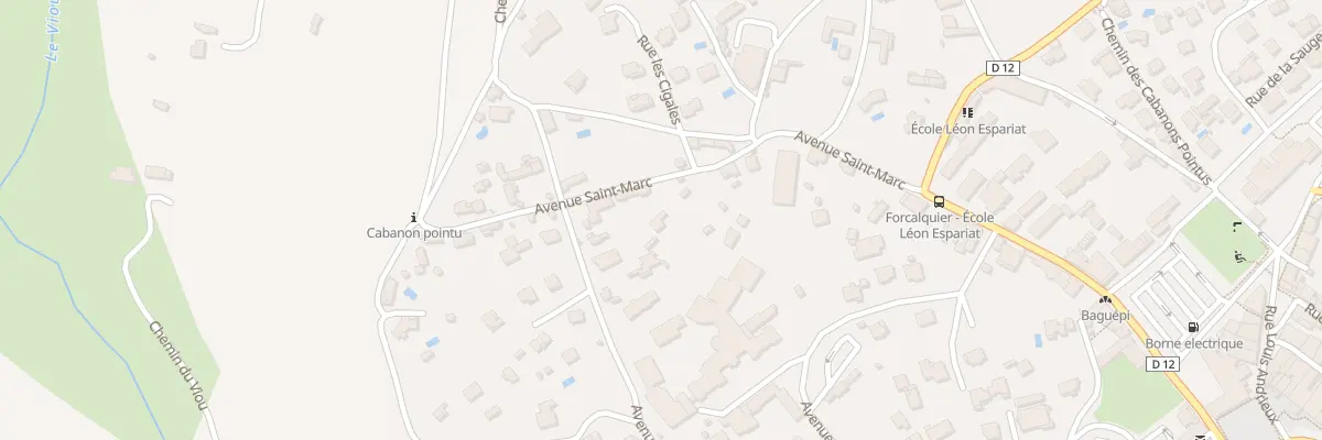 Plan du 41 Av Saint Marc à Forcalquier