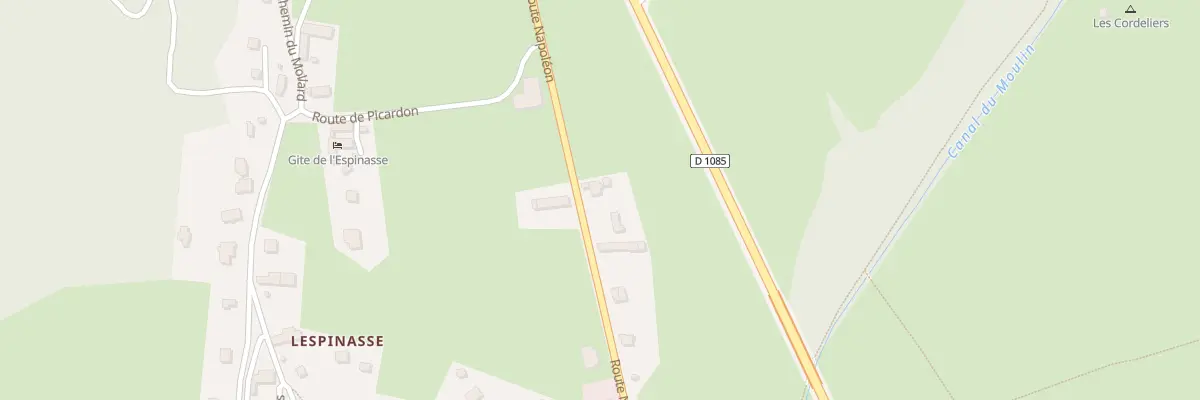 Plan du 128 Rte Napoléon à Pierre-Châtel