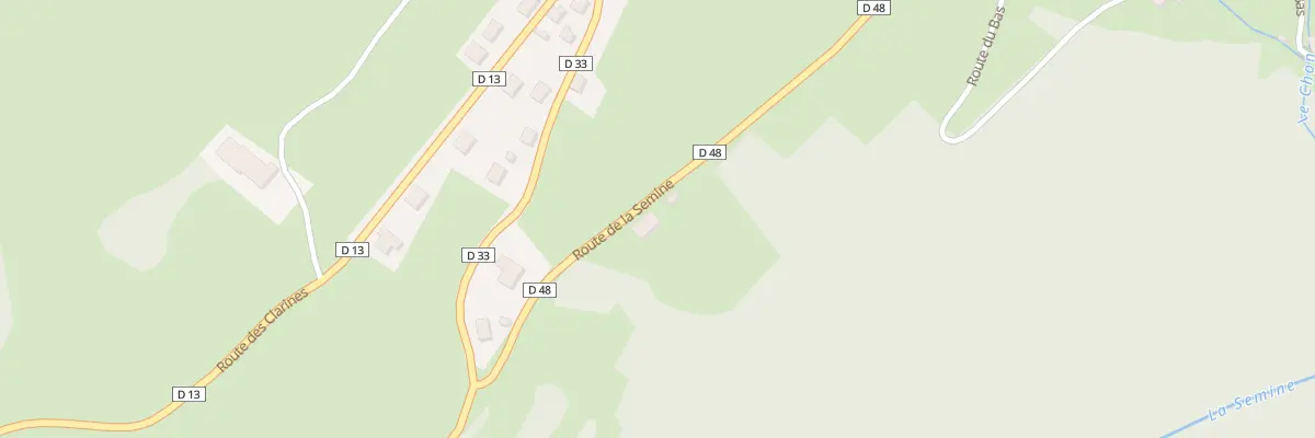 Plan du 162 Rte de la Semine à Belleydoux