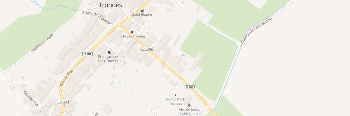 Plan du 21 Rue du Génevaux à Trondes