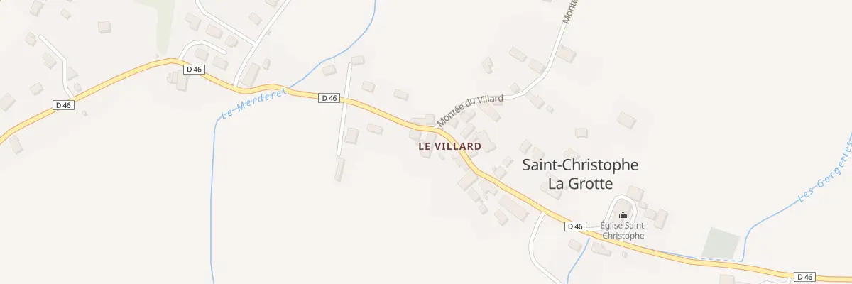 Plan du 1252 Rte du Pont Romain à Saint-Christophe