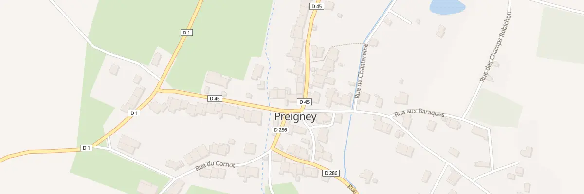 Plan du 4 Gr Grande Rue à Preigney