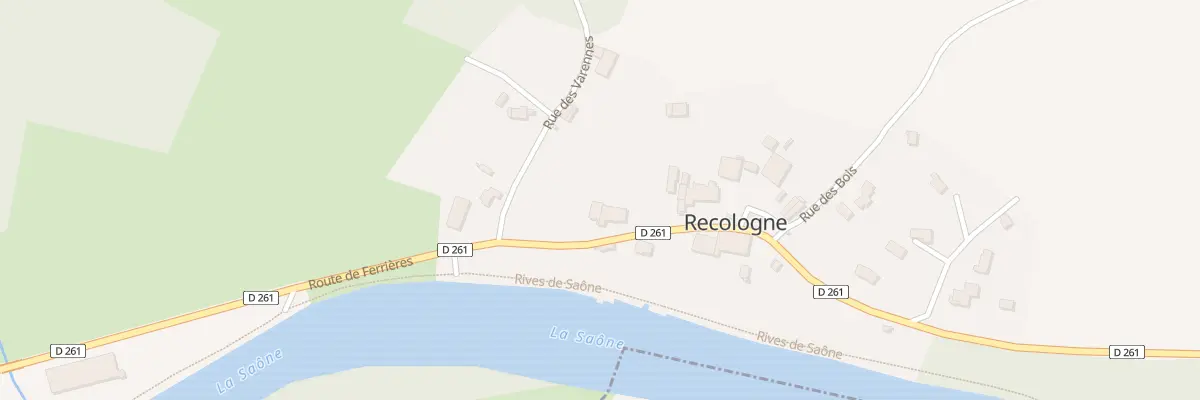 Plan du 1 Rue de Ferrieres à Recologne