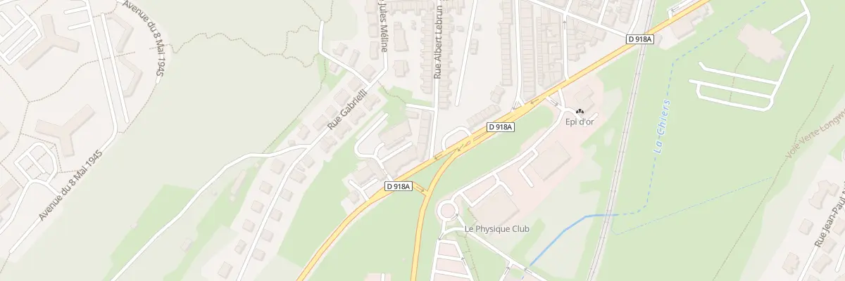 Plan du 3 Rue Albert Lebrun à Longwy